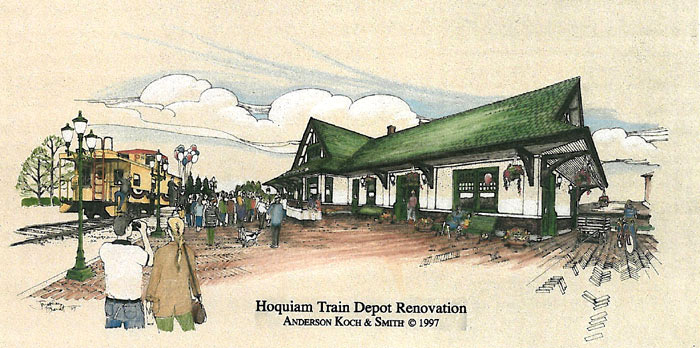 Hoquiam Train Station